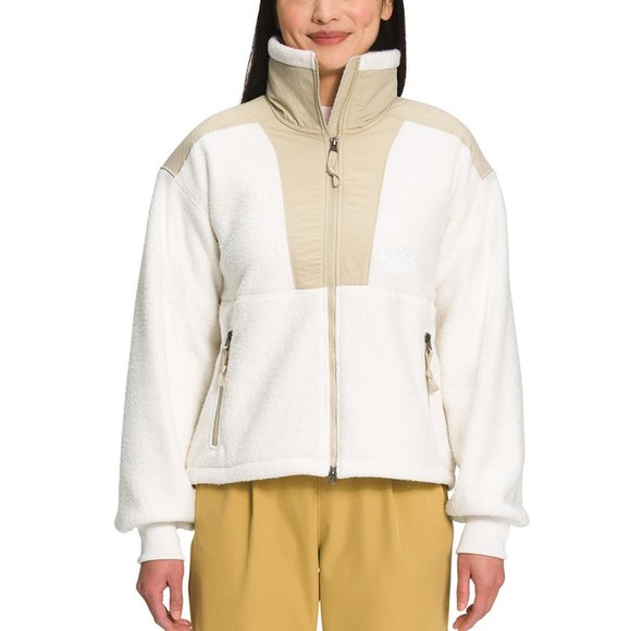 The North Face Sherpa Denali Fleece Zip-Up Funnel Neck Jacket (Gardenia White) - Picture 4 of 16